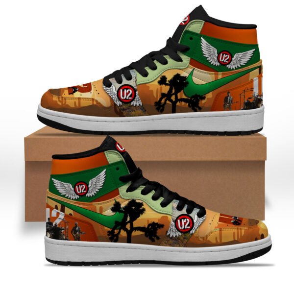Tubopro U2 Band AJ1 High Sneakers Shoes For Men And Women - Image 2