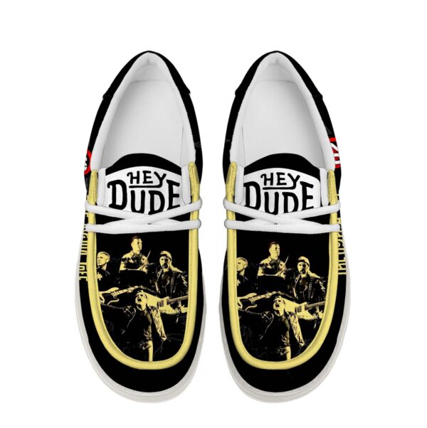 Tubopro U2 Band Personalized Hey Dude Shoes For Men And Women - Image 3