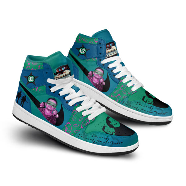 Tubopro U2 Rock Band AJ1 High Sneakers Shoes For Men And Women - Image 2