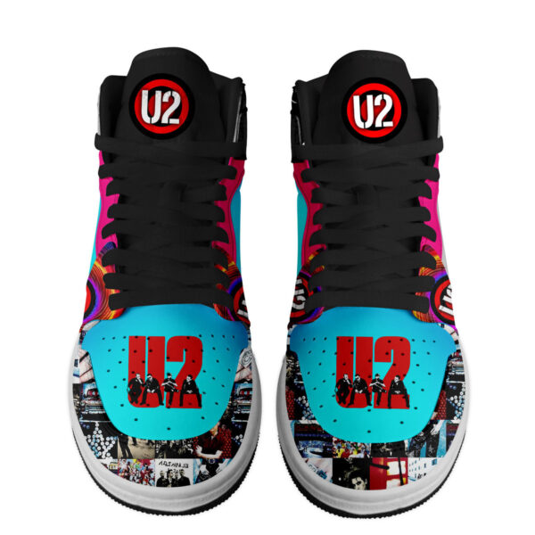 Tubopro U2 Rock Band AJ1 High Sneakers Shoes For Men And Women - Image 3