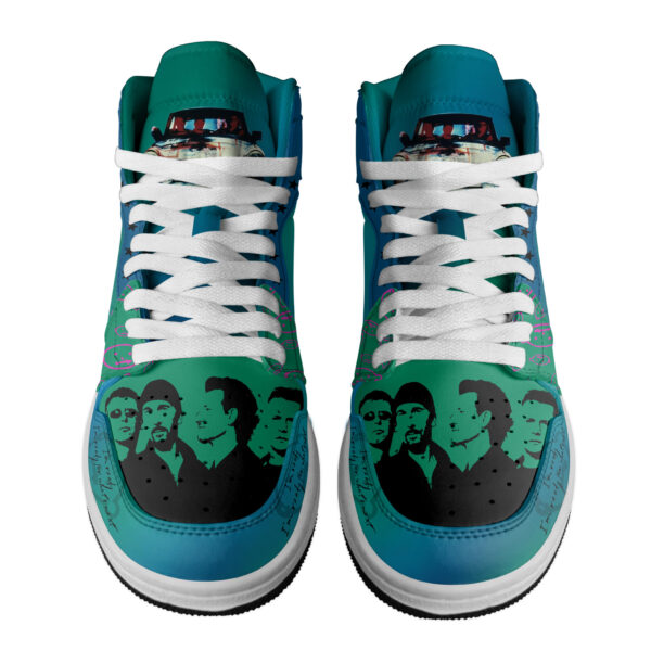 Tubopro U2 Rock Band AJ1 High Sneakers Shoes For Men And Women - Image 3