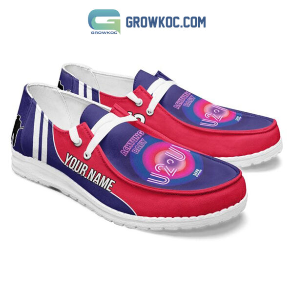 Tubopro U2 UV Achtung Baby Personalized Hey Dude Shoes For Men And Women - Image 3