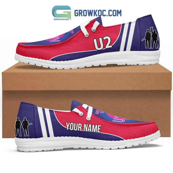 Tubopro U2 UV Achtung Baby Personalized Hey Dude Shoes For Men And Women - Image 2
