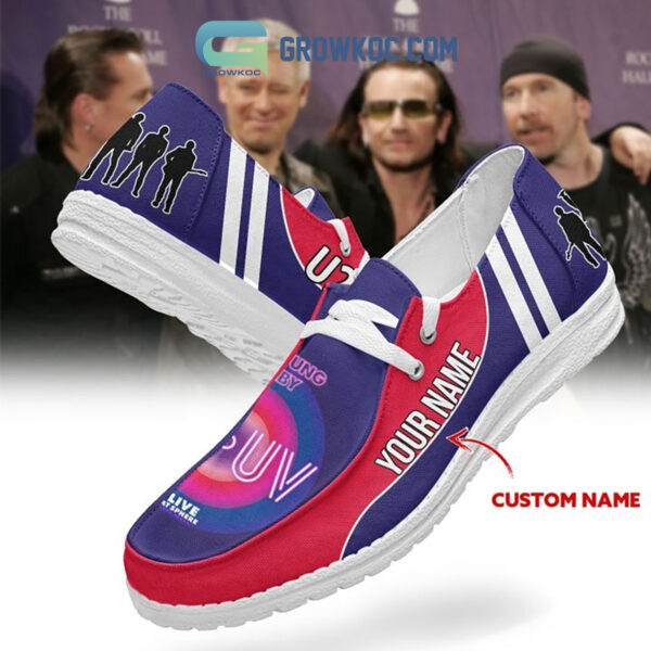 Tubopro U2 UV Achtung Baby Personalized Hey Dude Shoes For Men And Women - Image 4