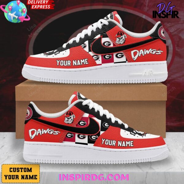 Tubopro UGA Bulldogs Dawgs Air Low-Top Sneakers Shoes For Men And Women