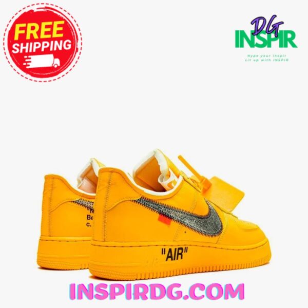 Tubopro University Gold Air Low-Top Sneakers Shoes For Men And Women - Image 3