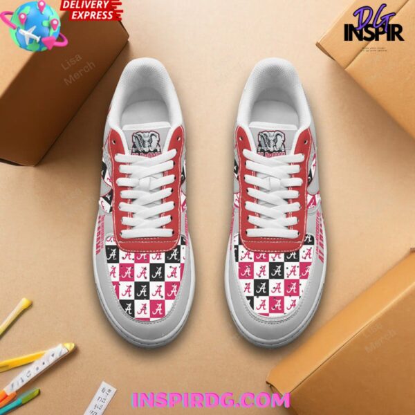 Tubopro University of Alabama Roll Tide Air Low-Top Sneakers Shoes For Men And Women - Image 4