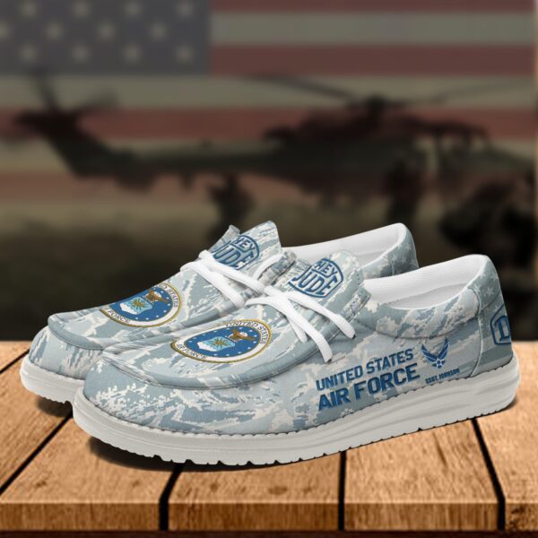 Tubopro U.S. Air Force Personalized Hey Dude Shoes For Men And Women - Image 3