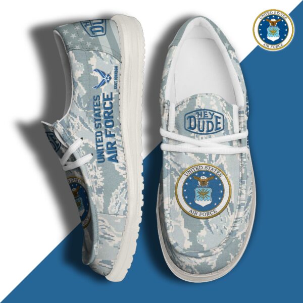 Tubopro U.S. Air Force Personalized Hey Dude Shoes For Men And Women