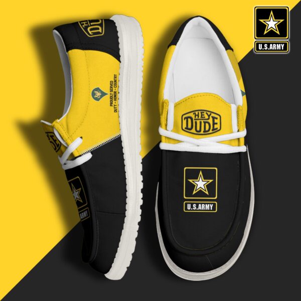 Tubopro U.S. Army Personalized Hey Dude Shoes For Men And Women