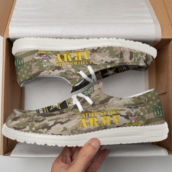 Tubopro U.S. Army Personalized Hey Dude Shoes For Men And Women - Image 2