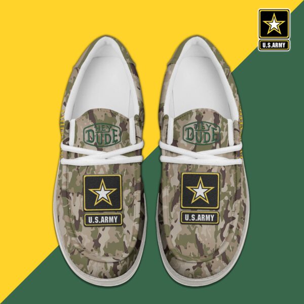 Tubopro U.S. Army Personalized Hey Dude Shoes For Men And Women - Image 4