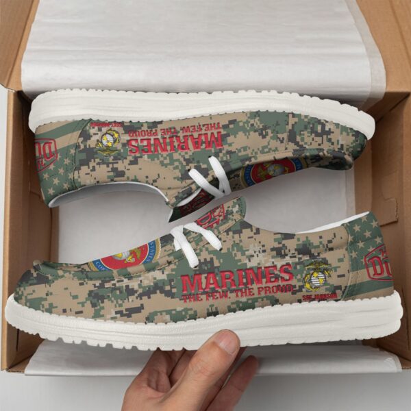 Tubopro U.S. Marine Corps Personalized Hey Dude Shoes For Men And Women - Image 2