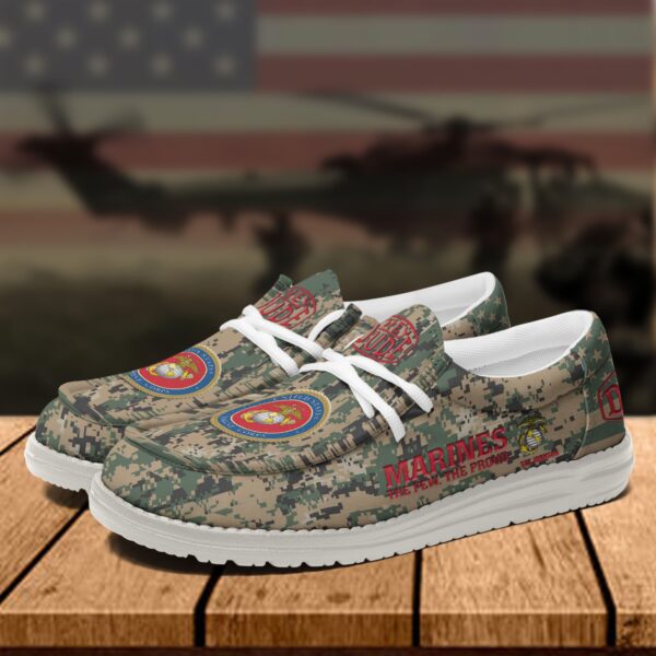Tubopro U.S. Marine Corps Personalized Hey Dude Shoes For Men And Women - Image 3