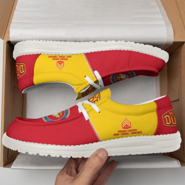 Tubopro U.S. Marine Corps Personalized Hey Dude Shoes For Men And Women - Image 3