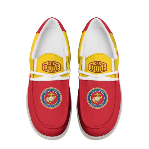 Tubopro U.S. Marine Corps Personalized Hey Dude Shoes For Men And Women - Image 5