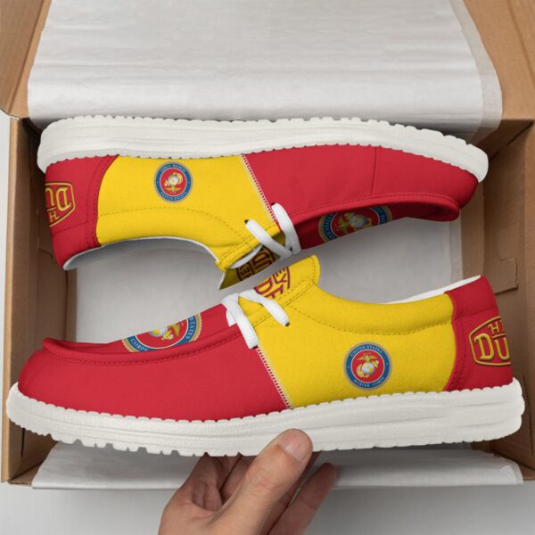 Tubopro U.S. Marine Corps Personalized Hey Dude Shoes For Men And Women - Image 3