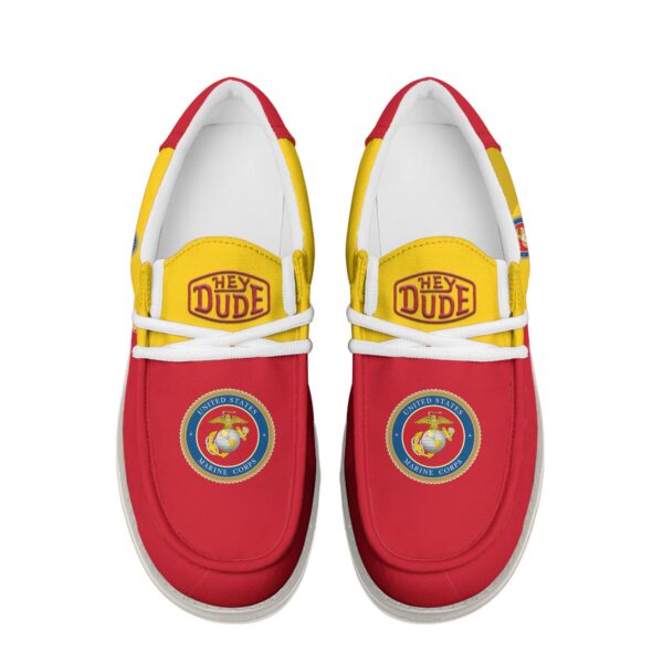 Tubopro U.S. Marine Corps Personalized Hey Dude Shoes For Men And Women - Image 5