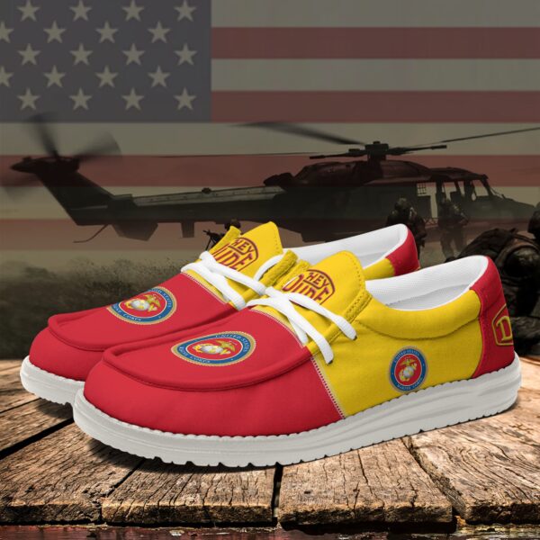 Tubopro U.S. Marine Corps Personalized Hey Dude Shoes For Men And Women - Image 4