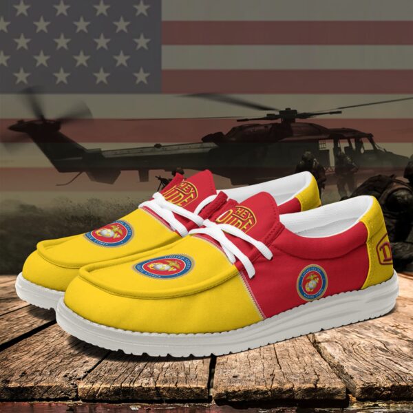 Tubopro U.S. Marine Corps Personalized Hey Dude Shoes For Men And Women - Image 4