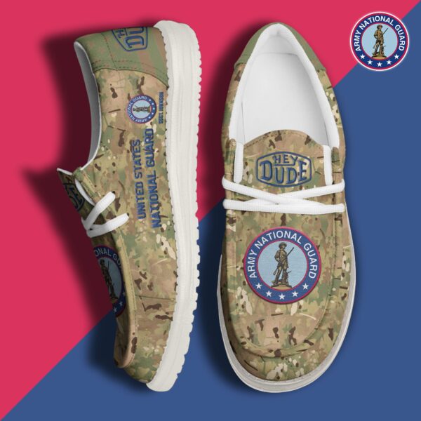 Tubopro US National Guard Personalized Hey Dude Shoes For Men And Women