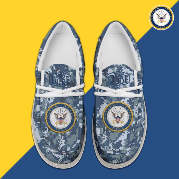 Tubopro U.S. Navy Personalized Hey Dude Shoes For Men And Women - Image 4