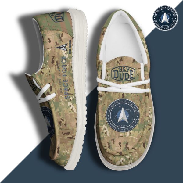 Tubopro U.S. Space Force Personalized Hey Dude Shoes For Men And Women