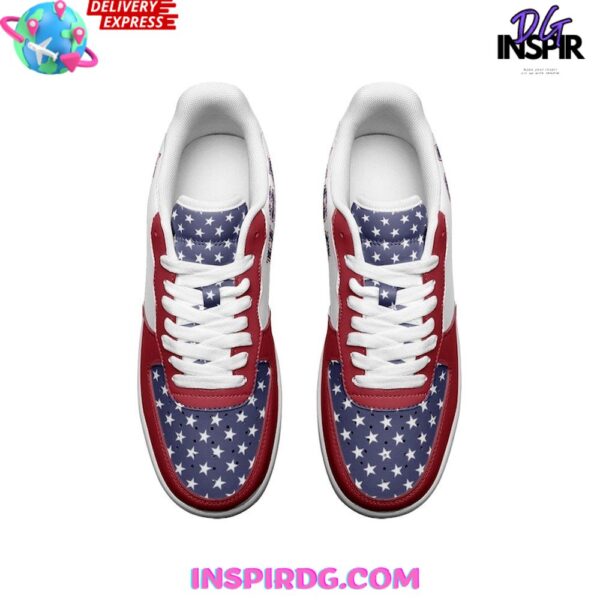 Tubopro USA Flag 4th of July Independence Air Low-Top Sneakers Shoes For Men And Women - Image 4