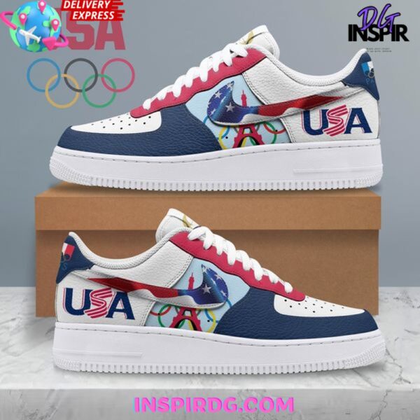 Tubopro USA Olympic Paris Air Low-Top Sneakers Shoes For Men And Women