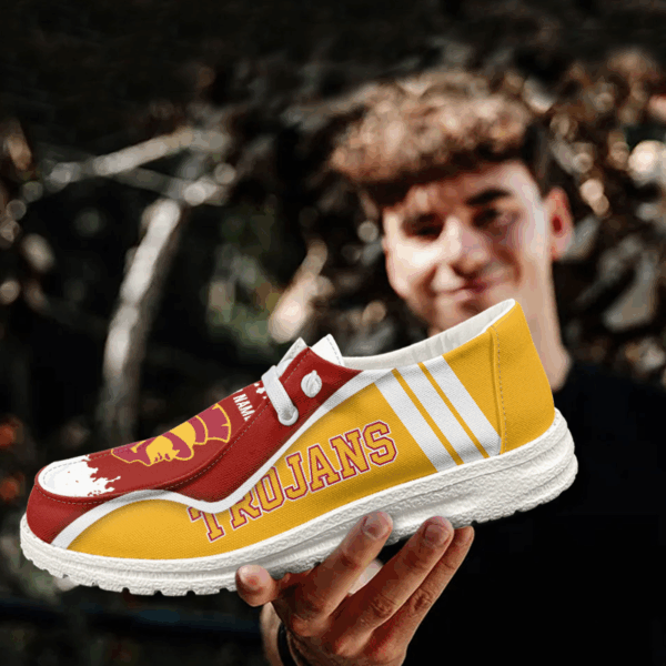 Tubopro USC Trojans Hey Dude Shoes For Men And Women - Image 3