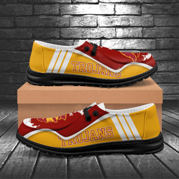 Tubopro USC Trojans Hey Dude Shoes For Men And Women - Image 6