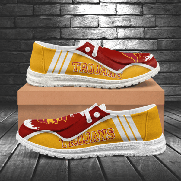 Tubopro USC Trojans Hey Dude Shoes For Men And Women - Image 5