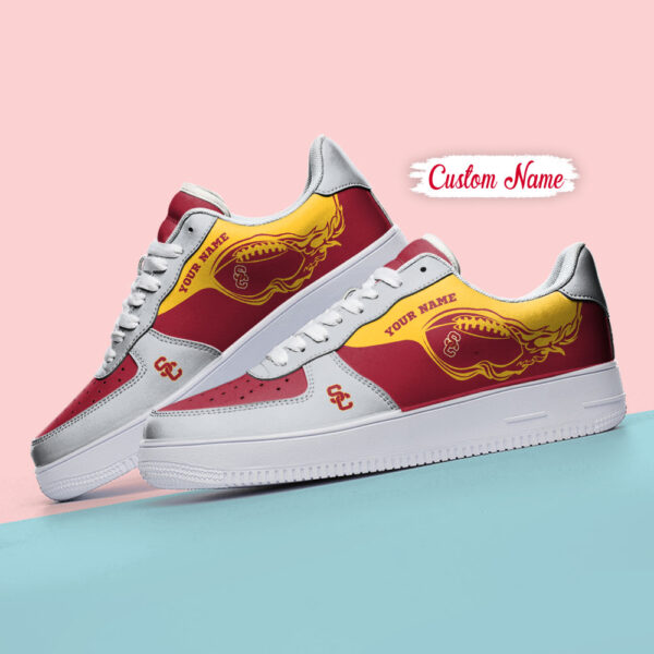 Tubopro USC Trojans NCAA Air Low-Top Sneakers Shoes For Men And Women - Image 4
