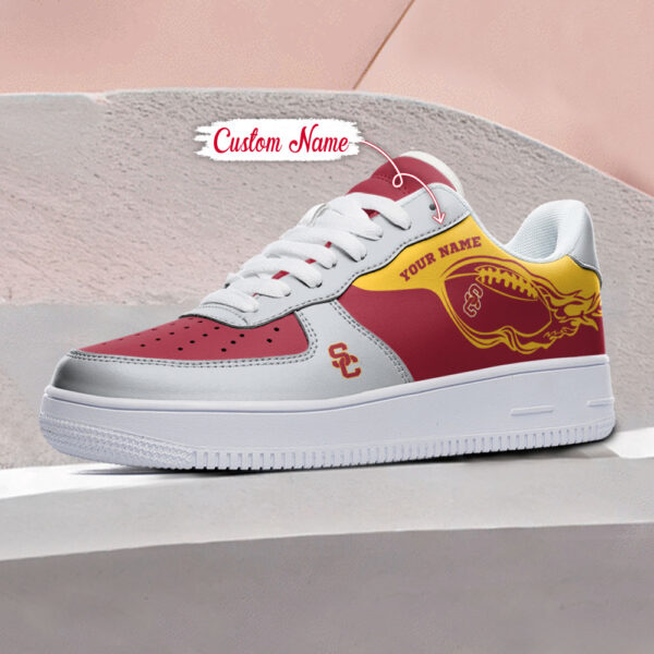 Tubopro USC Trojans NCAA Air Low-Top Sneakers Shoes For Men And Women - Image 3