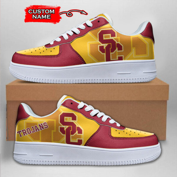 Tubopro USC Trojans NCAA Air Low-Top Sneakers Shoes For Men And Women
