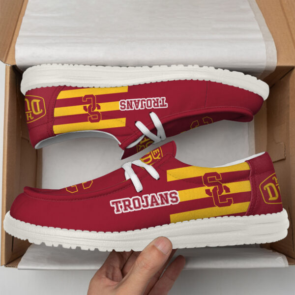 Tubopro USC Trojans Personalized Hey Dude Shoes For Men And Women - Image 3