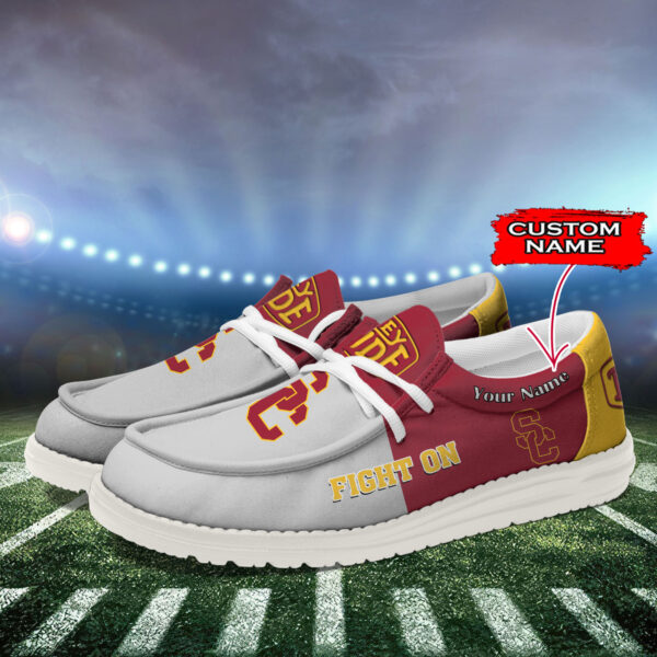Tubopro USC Trojans Personalized Hey Dude Shoes For Men And Women - Image 3
