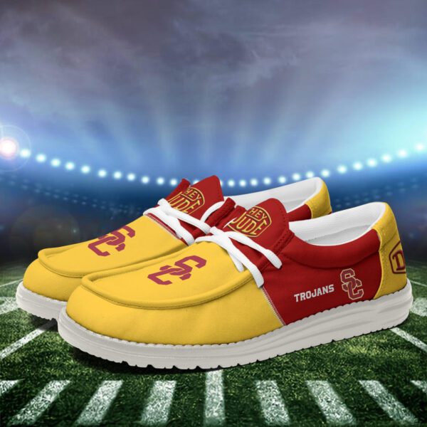 Tubopro USC Trojans Personalized Hey Dude Shoes For Men And Women - Image 4