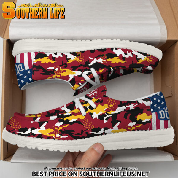 Tubopro USC Trojans Personalized Hey Dude Shoes For Men And Women - Image 4