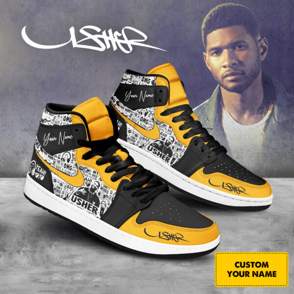 Tubopro Usher AJ1 High Sneakers Shoes For Men And Women