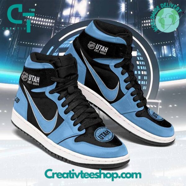 Tubopro Utah Hockey AJ1 High Sneakers Shoes For Men And Women