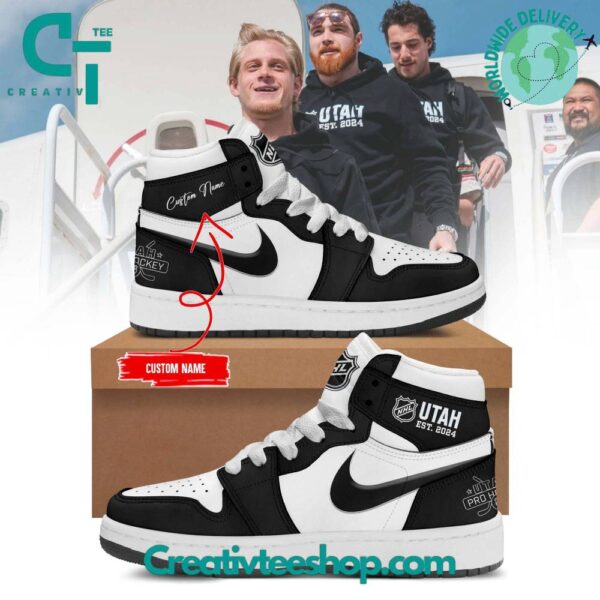 Tubopro Utah Hockey Club AJ1 High Sneakers Shoes For Men And Women