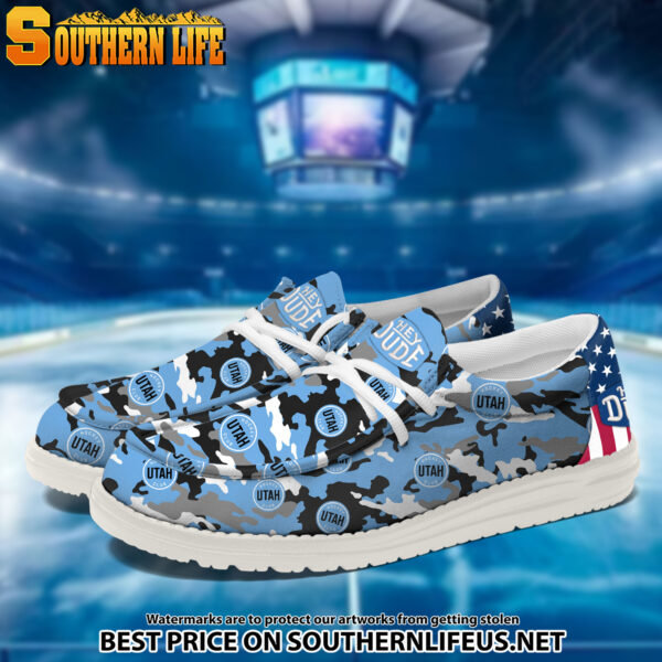 Tubopro Utah Hockey Club Personalized Hey Dude Shoes For Men And Women - Image 2