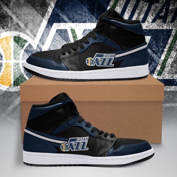Tubopro Utah Jazz NBA AJ1 High Sneakers Shoes For Men And Women