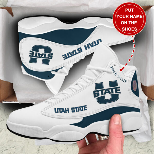 Tubopro Utah State Aggies AJ13 Sneakers Shoes For Men And Women