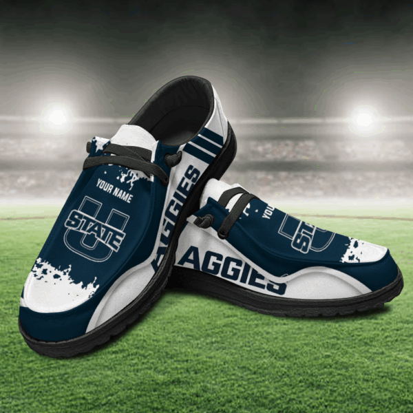 Tubopro Utah State Aggies Hey Dude Shoes For Men And Women - Image 2