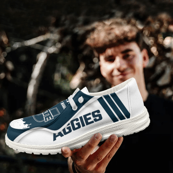 Tubopro Utah State Aggies Hey Dude Shoes For Men And Women - Image 3