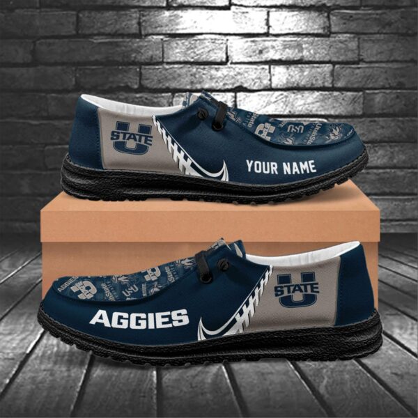 Tubopro Utah State Aggies Hey Dude Shoes For Men And Women - Image 6