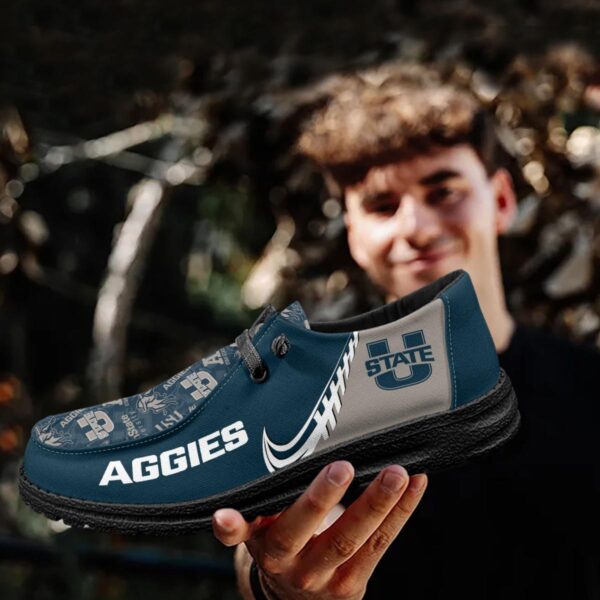 Tubopro Utah State Aggies Hey Dude Shoes For Men And Women - Image 4
