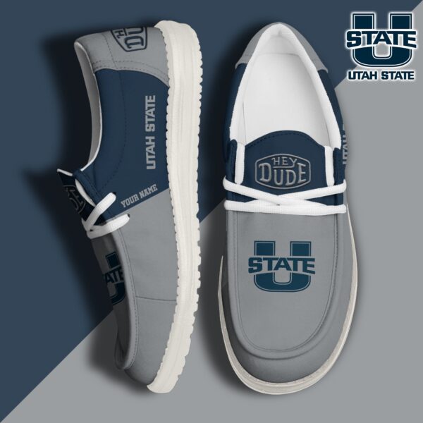 Tubopro Utah State Aggies Personalized Hey Dude Shoes For Men And Women